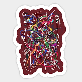 Abstract Art Sticker